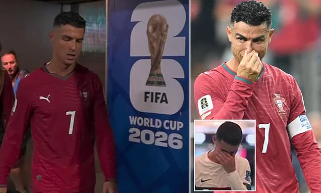 Cristiano Ronaldo's final World Cup act: Portugal star, 41, makes lonely walk down the tunnel in eerily similar scenes to Qatar failure four years ago - but defiantly claims he has NO regrets after latest heartbreak