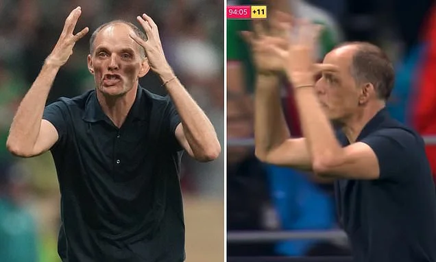 'I need a pint, man!': Expert lip-reader reveals what Thomas Tuchel said in 94th-minute rant - and their German manager summed up every Englishman's mood in nail-biting World Cup win over Mexico