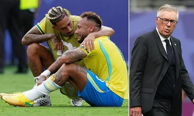 'Carlo Ancelotti died hugging Neymar': Brazil's newspapers rage over their 'cowardly, shameful' World Cup exit and how manager 'ruined the team'