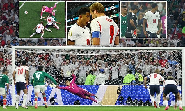 England's greatest World Cup victory since 1966: OLIVER HOLT on how 15 Three Lions heroes stood tall at the fearsome Azteca on a night of red card, two penalties, Jude Bellingham's double and Harry Kane's winner