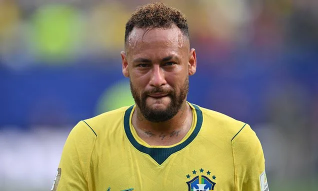 Neymar RETIRES from international football after breaking down in tears following Brazil's shock World Cup defeat against Erling Haaland's Norway