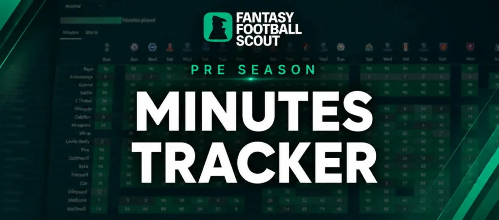 FPL 2026/27 Pre-season Minutes, Goals + Assists Tracker